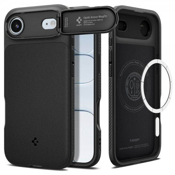 Spigen iPhone Air Deksel Optik Armor MagFit Svart