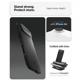 Spigen iPhone Air Deksel Optik Armor MagFit Svart
