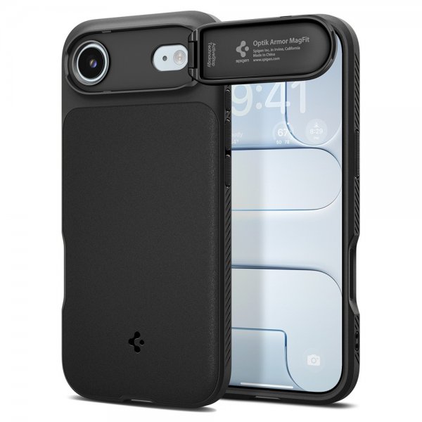 Spigen iPhone Air Deksel Optik Armor MagFit Svart