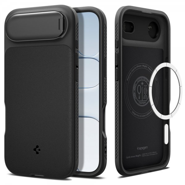 Spigen iPhone Air Deksel Optik Armor MagFit Svart