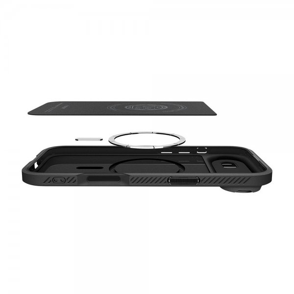 Spigen iPhone Air Deksel Optik Armor MagFit Svart