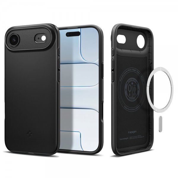 Spigen iPhone Air Deksel Thin Fit MagFit Svart
