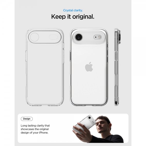 Spigen iPhone Air Deksel Ultra Hybrid Crystal Clear