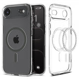 Spigen iPhone Air Deksel Ultra Hybrid MagFit Clear Graphite