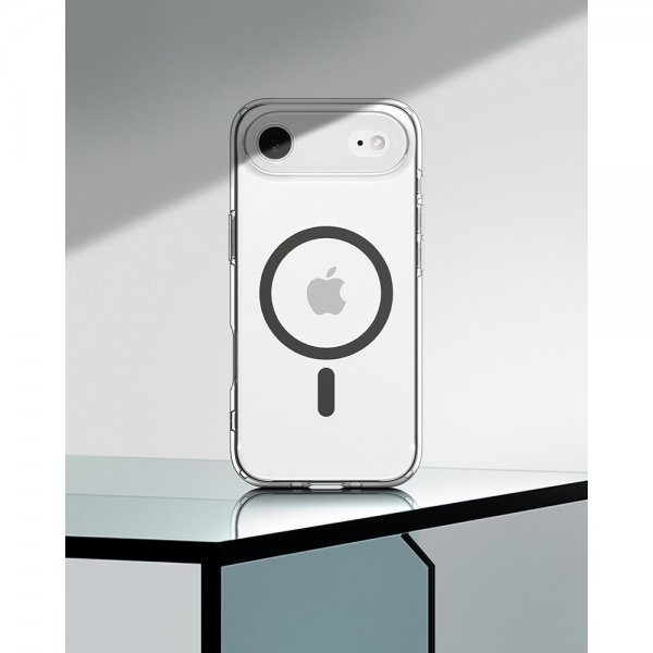Spigen iPhone Air Deksel Ultra Hybrid MagFit Clear Graphite
