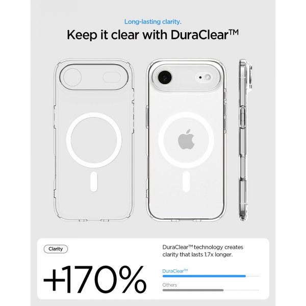 Spigen iPhone Air Deksel Ultra Hybrid MagFit Clear White