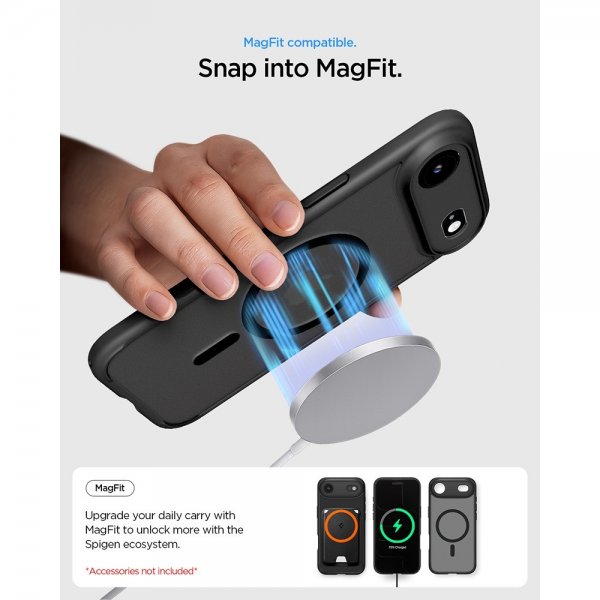 Spigen iPhone Air Deksel Ultra Hybrid MagFit Frost Black