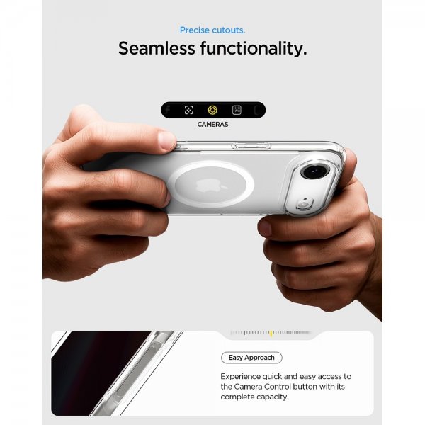 Spigen iPhone Air Deksel Ultra Hybrid MagFit Frost White
