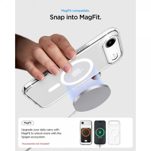 Spigen iPhone Air Deksel Ultra Hybrid MagFit Frost White