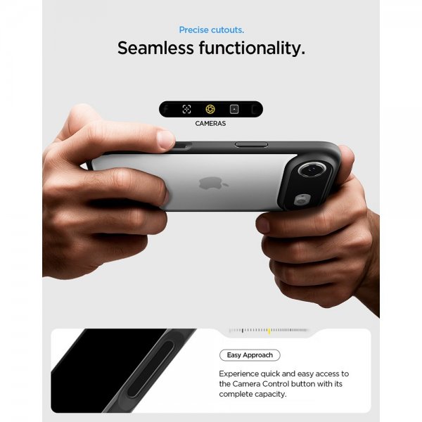 Spigen iPhone Air Deksel Ultra Hybrid Matte Black