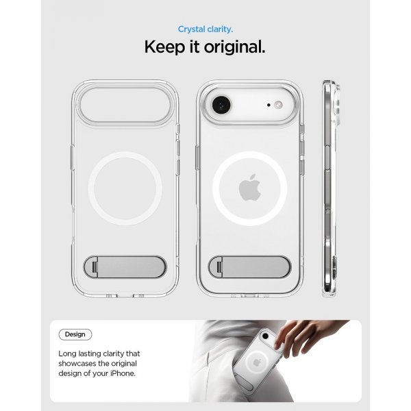 Spigen iPhone Air Deksel Ultra Hybrid S MagFit Clear White