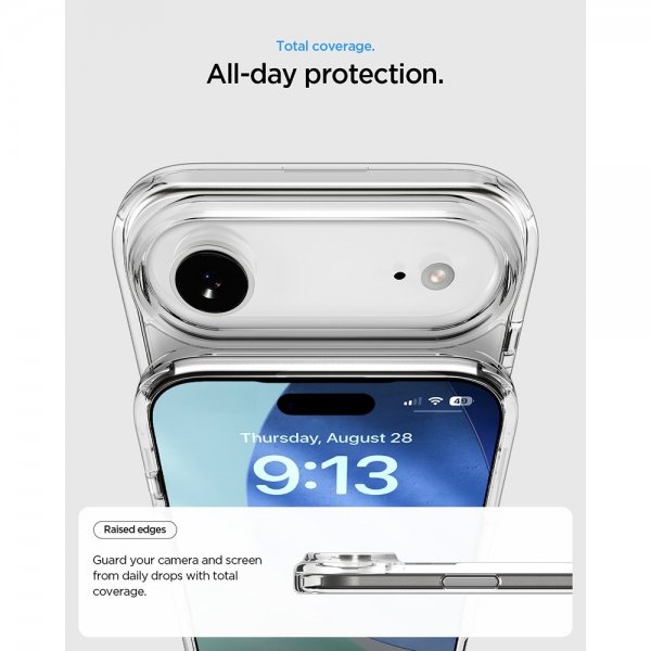 Spigen iPhone Air Deksel Ultra Hybrid S MagFit Clear White
