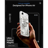 Spigen iPhone Air Deksel Ultra Hybrid Zero One MagFit Natural Titanium