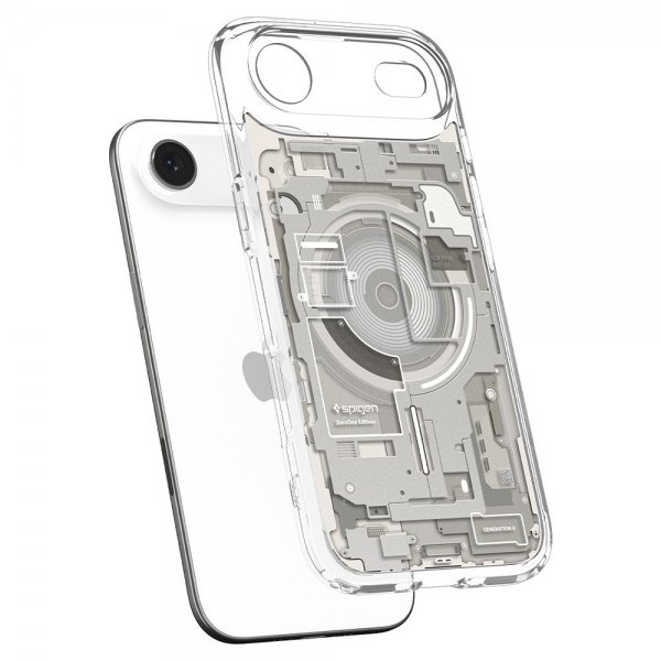 Spigen iPhone Air Deksel Ultra Hybrid Zero One MagFit Natural Titanium