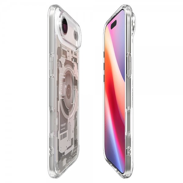 Spigen iPhone Air Deksel Ultra Hybrid Zero One MagFit Natural Titanium