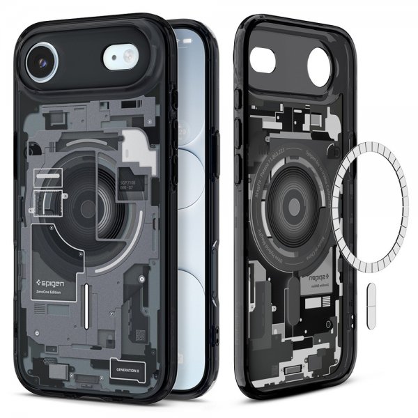 Spigen iPhone Air Deksel Ultra Hybrid Zero One MagFit Svart