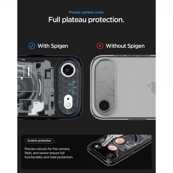 Spigen iPhone Air Deksel Ultra Hybrid Zero One MagFit Svart