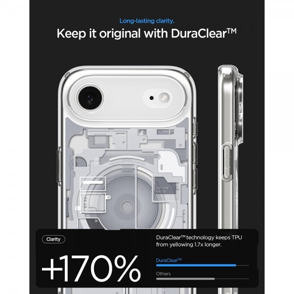 Spigen iPhone Air Deksel Ultra Hybrid Zero One MagFit Hvit