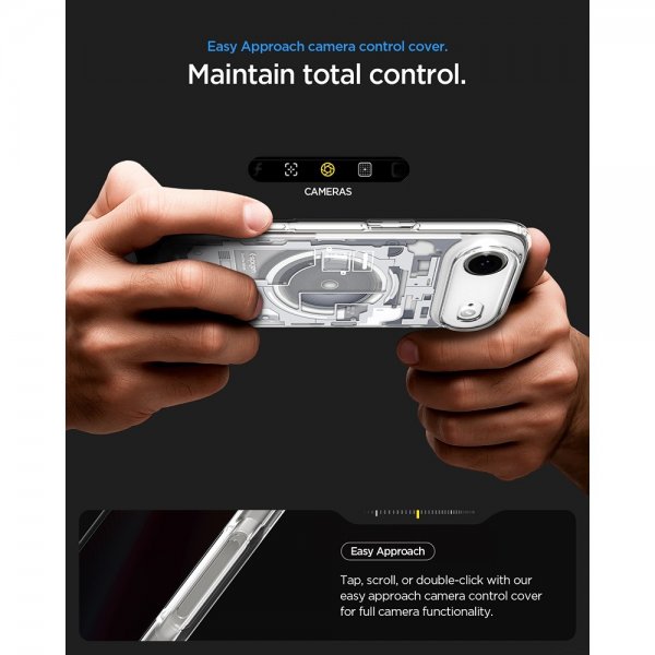 Spigen iPhone Air Deksel Ultra Hybrid Zero One MagFit Hvit