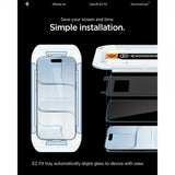 Spigen iPhone Air Skjermbeskytter GLAS.tR EZ Fit 2-pakning