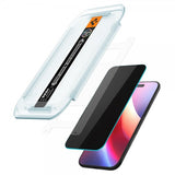 Spigen iPhone Air Skjermbeskytter GLAS.tR EZ Fit Privacy 2-pakning