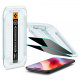 Spigen iPhone Air Skjermbeskytter GLAS.tR EZ Fit Privacy 2-pakning