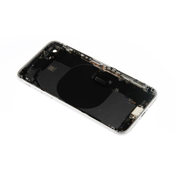 iPhone SE 2020 bakside med komplett ramme - hvit