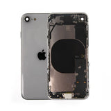 iPhone SE 2020 bakside med komplett ramme - hvit