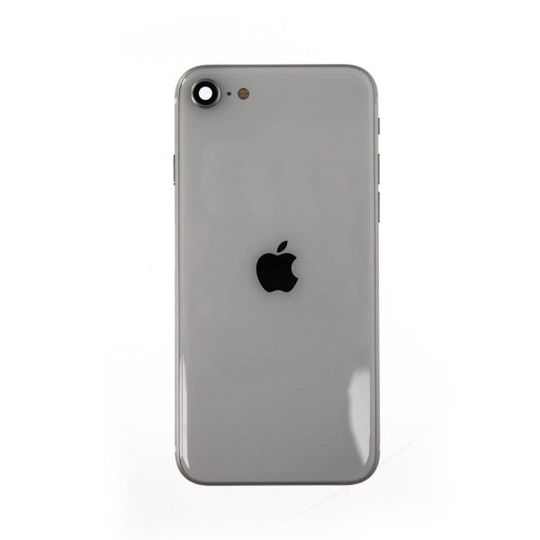 iPhone SE 2020 bakside med komplett ramme - hvit