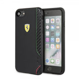 Ferrari iPhone 7/8/SE Deksel On Track Svart