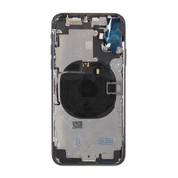 iPhone X bakside med komplett ramme OEM - svart