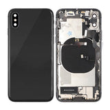 iPhone X bakside med komplett ramme - svart