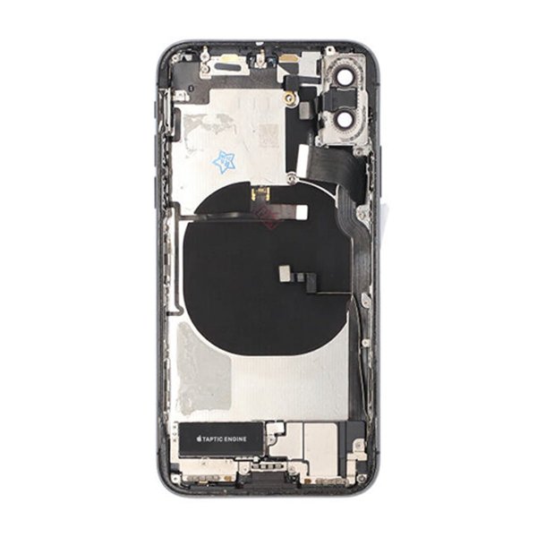 iPhone X bakside med komplett ramme - svart
