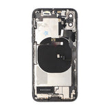 iPhone X bakside med komplett ramme - svart