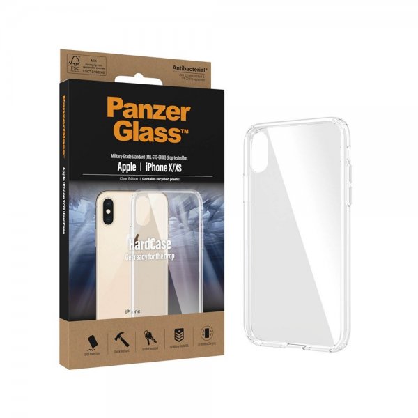 PanzerGlass iPhone X/Xs Deksel HardCase Transparent