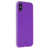 holdit iPhone X/Xs Deksel Silikon Bright Purple