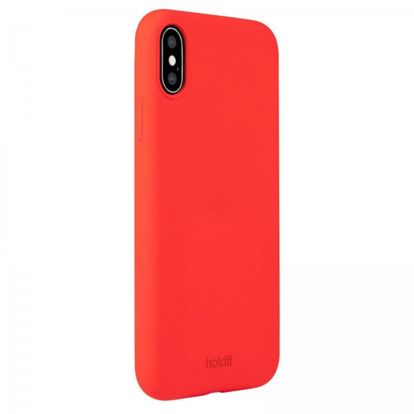holdit iPhone X/Xs Deksel Silikon Chili Red