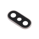 iPhone X kameralinse med ramme - hvit