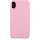 holdit iPhone X/Xs Deksel Silikon Rosa