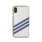Adidas iPhone X/Xs Etui OR Booklet Case SS20 HHvit Blå