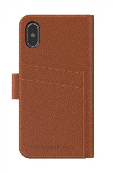 Richmond & Finch iPhone X/Xs Etui Wallet Löstagbart Deksel Brun