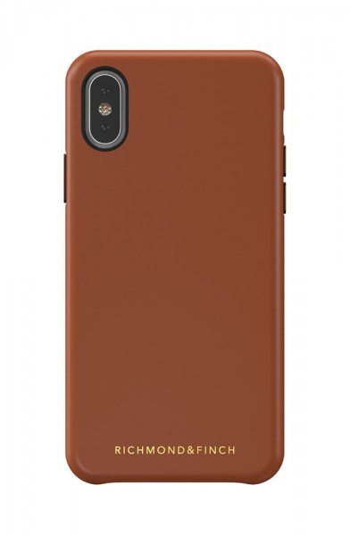 Richmond & Finch iPhone X/Xs Etui Wallet Löstagbart Deksel Brun