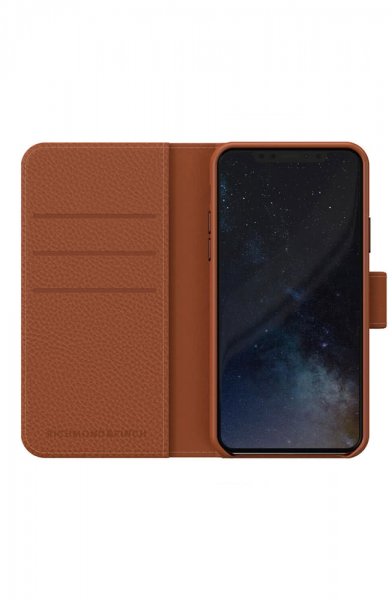 Richmond & Finch iPhone X/Xs Etui Wallet Löstagbart Deksel Brun