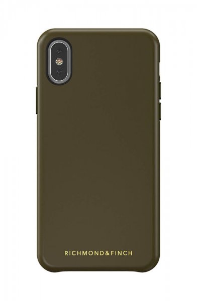 Richmond & Finch iPhone X/Xs Etui Wallet Löstagbart Deksel Emerald Green