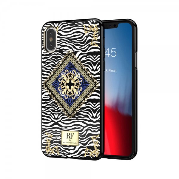 Richmond & Finch iPhone X/Xs Deksel Zebra Chain