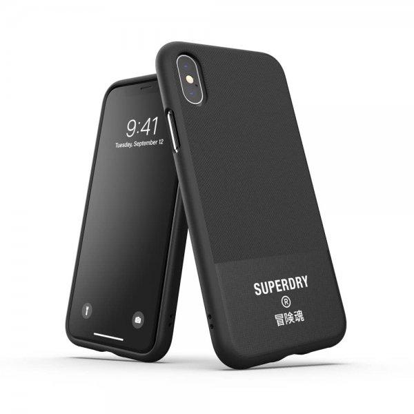 Superdry iPhone X/Xs Deksel Moulded Case Canvas Svart