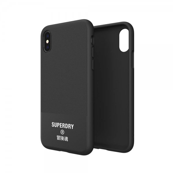 Superdry iPhone X/Xs Deksel Moulded Case Canvas Svart