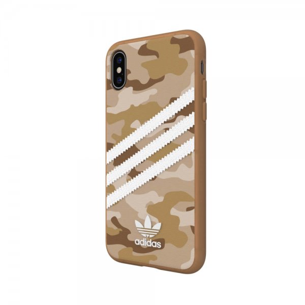Adidas iPhone X/Xs Deksel OR 3-Stripes Snap Case Camo FW19 Raw Gold