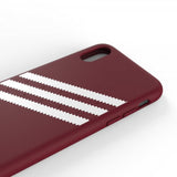 Adidas iPhone X/Xs Deksel OR Moulded Case SS20 SUEDE Burgundy
