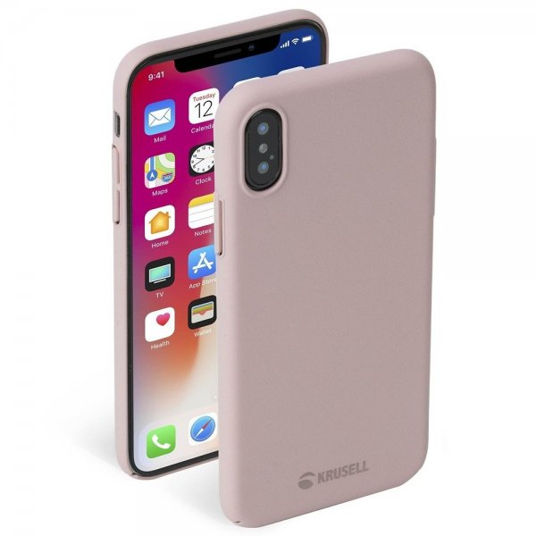 Krusell iPhone X/Xs Deksel Sandby Cover Dusty Pink